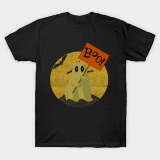 Booo & Vintage Moon T-Shirt